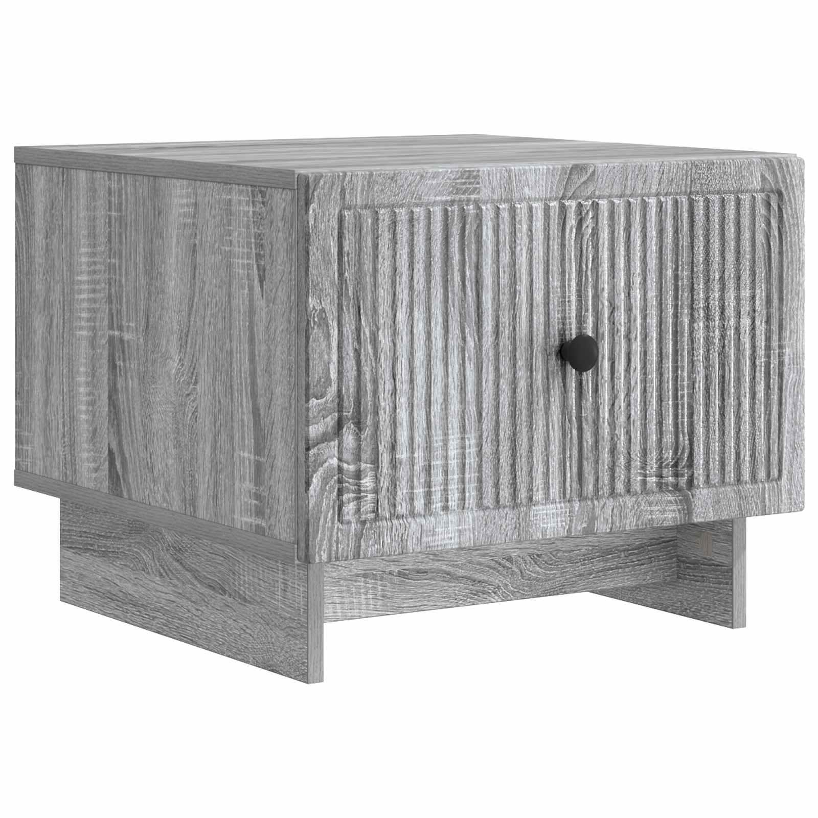 Sofabord Grå sonoma-eg 49 x 50 x 40 cm Konstrueret træ billede