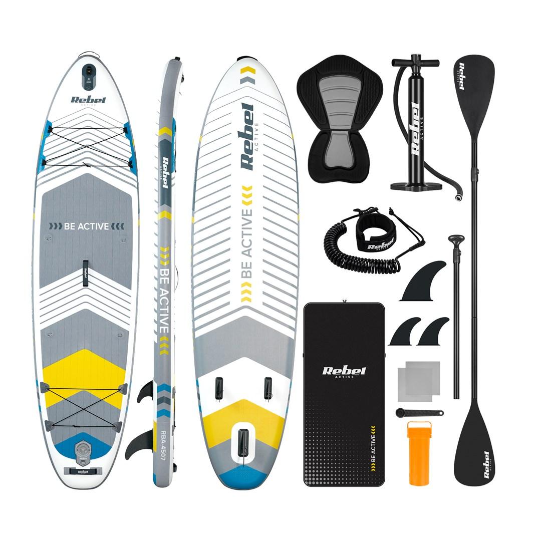 Rebel Active RBA4507 oppusteligt SUP-board - Hvid billede