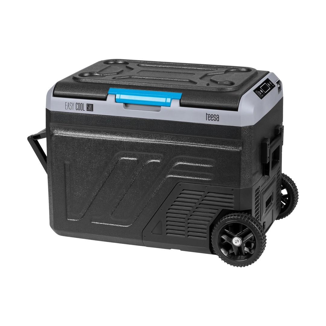 Teesa Easy Cool TSA6005 kompressorkøleboks 50 l - 12/24 V DC & 230 V AC, frysning, store hjul, robust håndtag, Bluetooth, mulighed for batteridrift billede