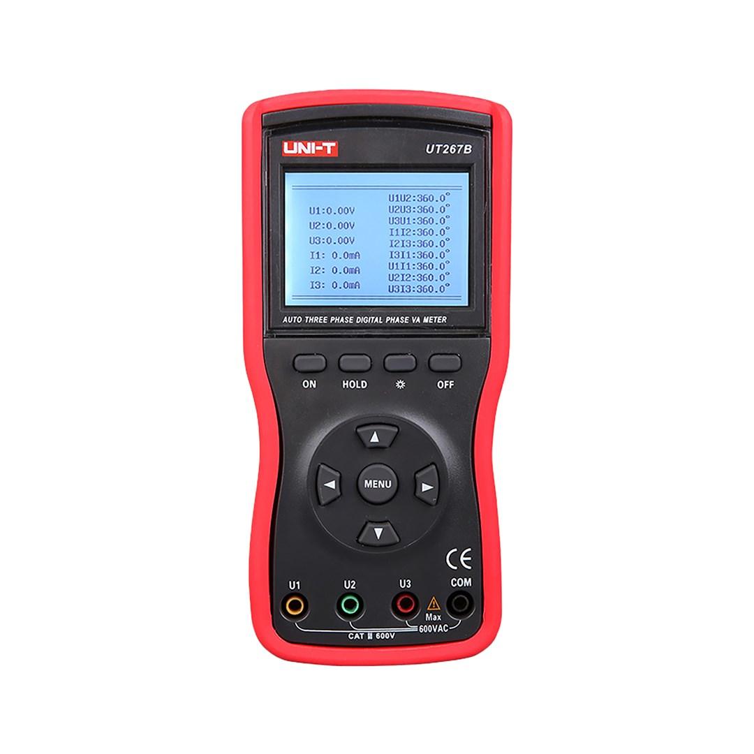 UNI-T UT267B trefaset elektrisk parametermåler billede