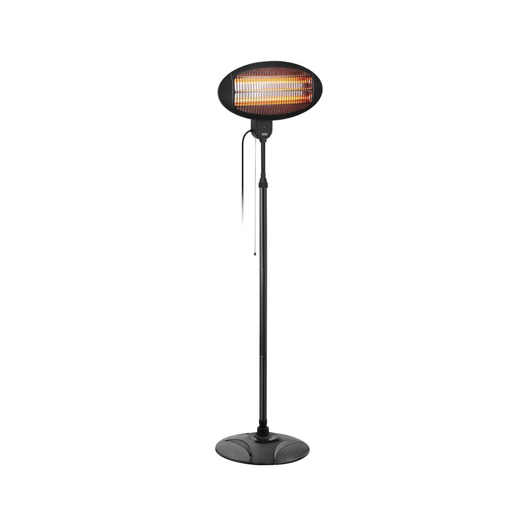 Teesa TSA8050 elektrisk terrassevarmer på gulvstander billede