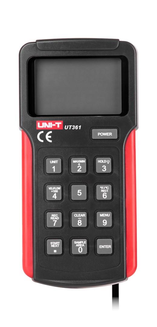 UNI-T UT361 anemometer med temperaturmåling billede