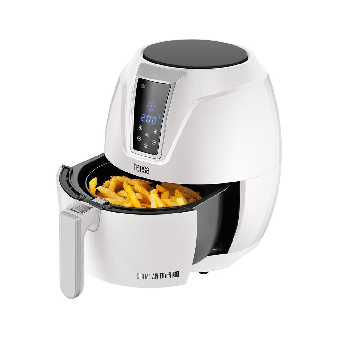 Teesa Digital Air Fryer 3,2 l - Hvid varmluftsfriture billede