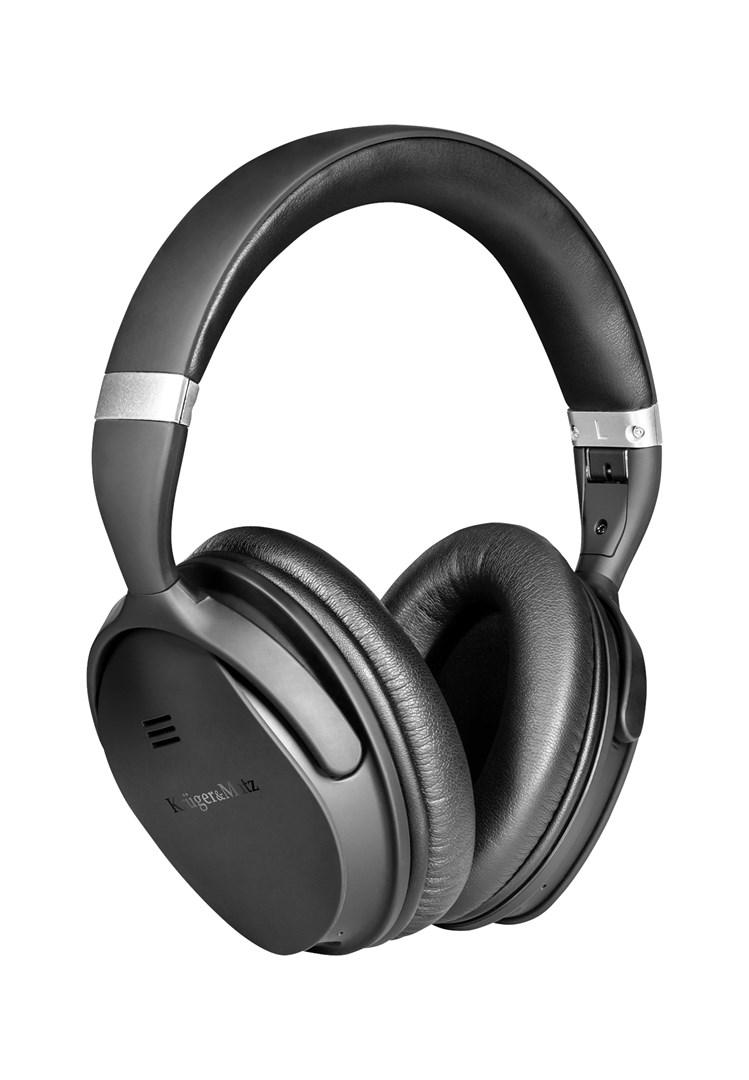 Kruger & Matz F7A Lite – trådløse over‑ear høretelefoner med ANC billede