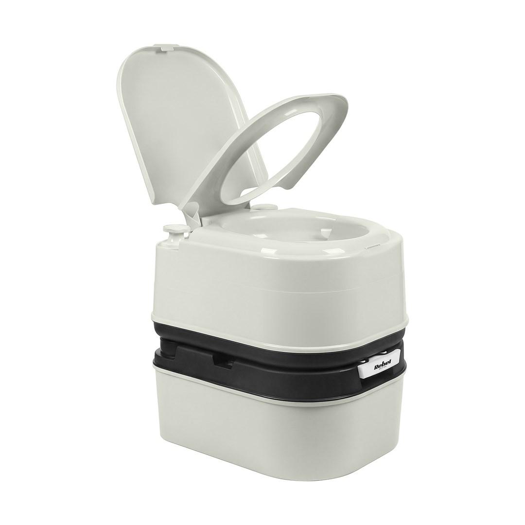 Rebel Active RBA-5101 transportabel campingtoilet - 24 l/20 l billede