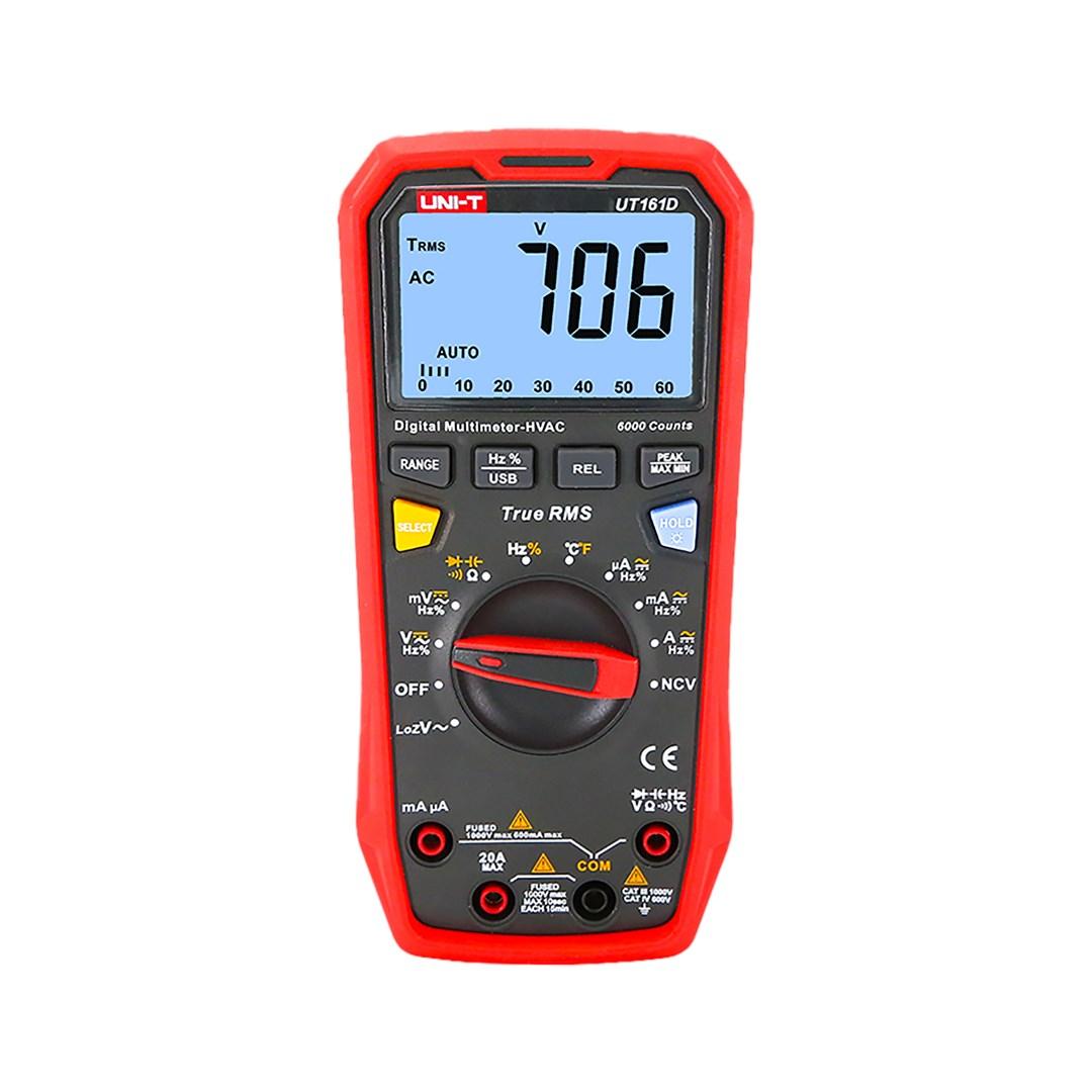 UNI-T UT161D digitalt multimeter - True RMS, 6000 counts billede