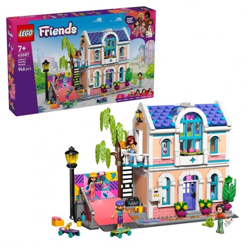 LEGO Friends 42687 Lianns familievilla – byggesæt til børn 7+ (946 dele)
