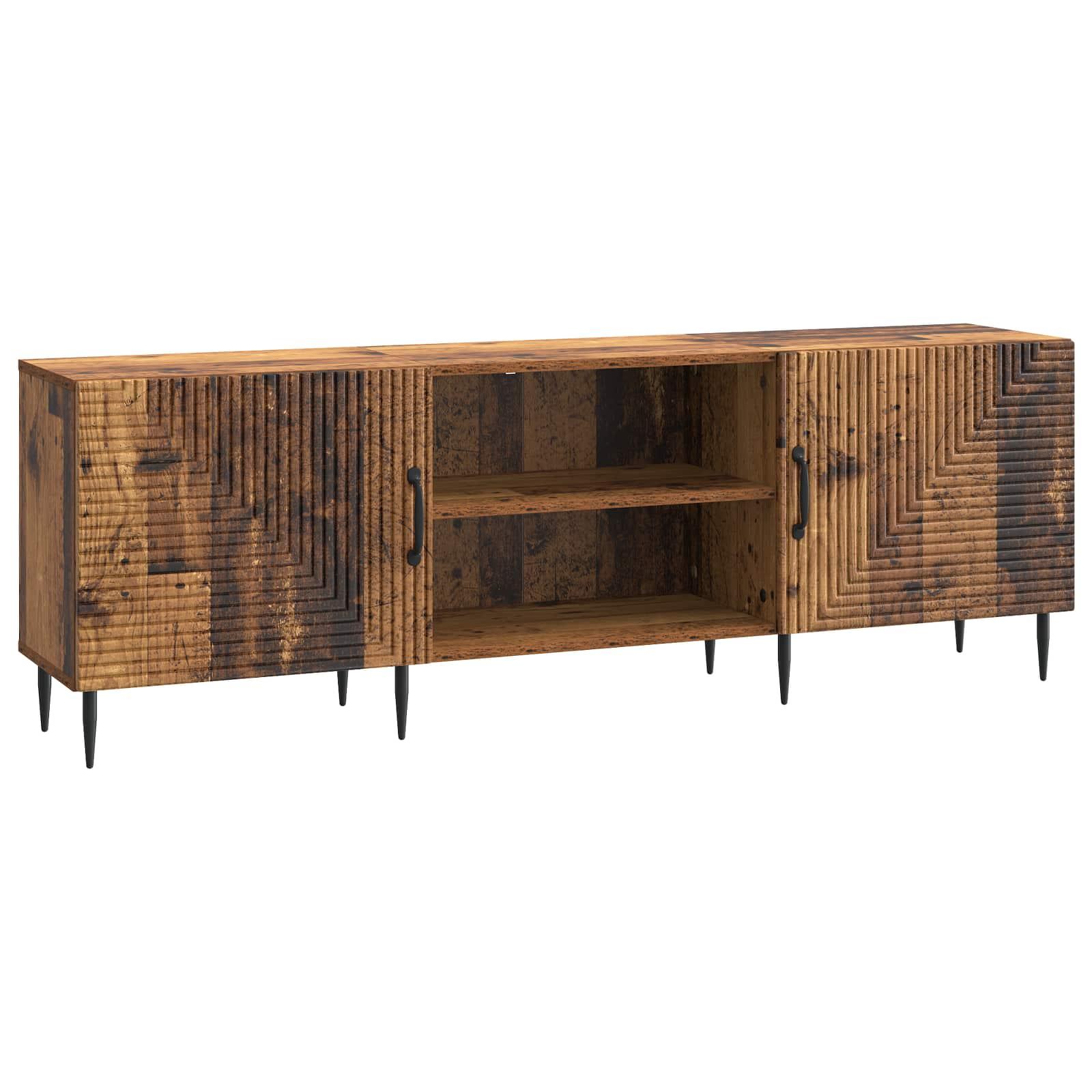TV-skab Gammelt træ 150 x 31 x 50 cm Konstrueret træ billede