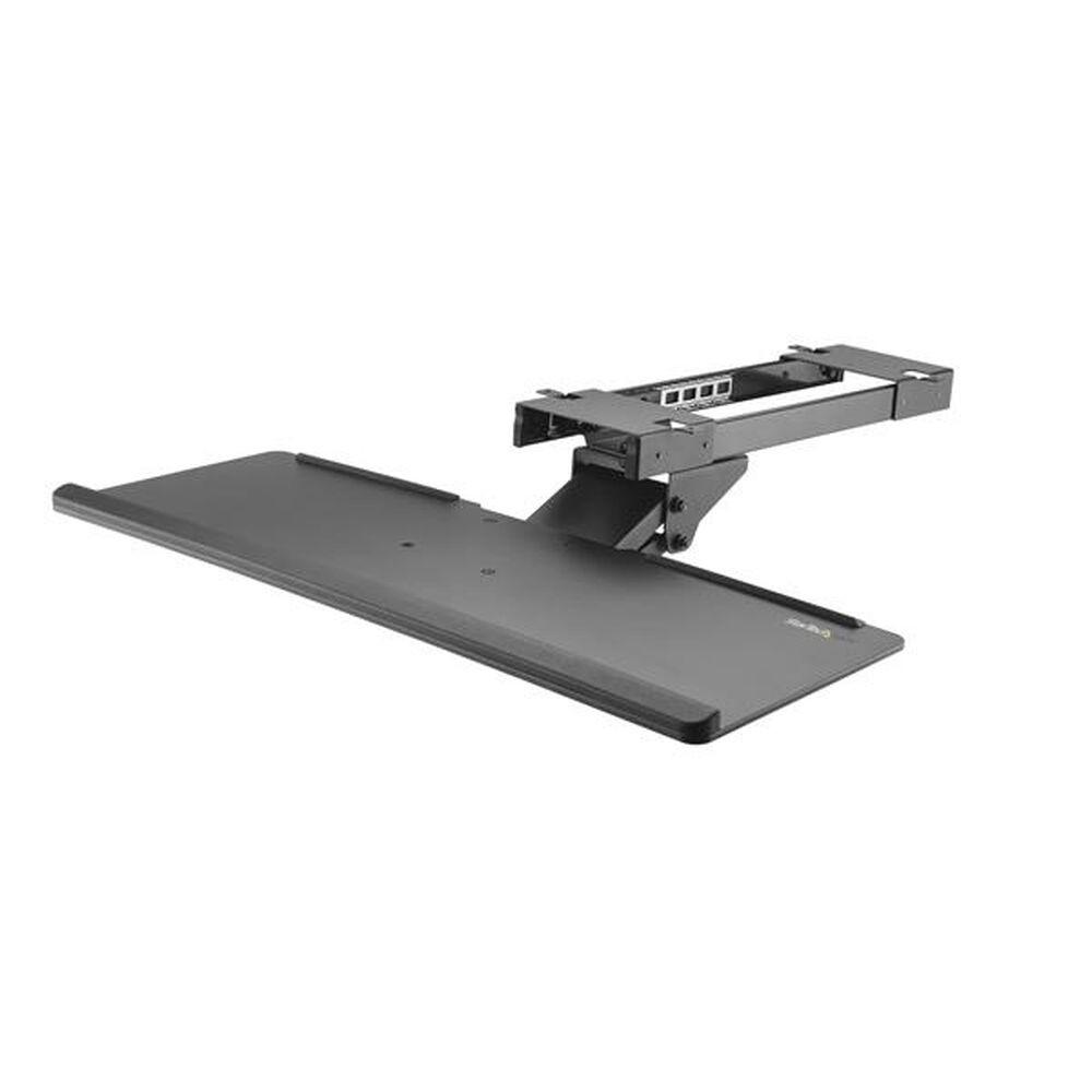 Tastaturbakke - Startech KBTRAYADJ, justerbar, 67 cm, sort