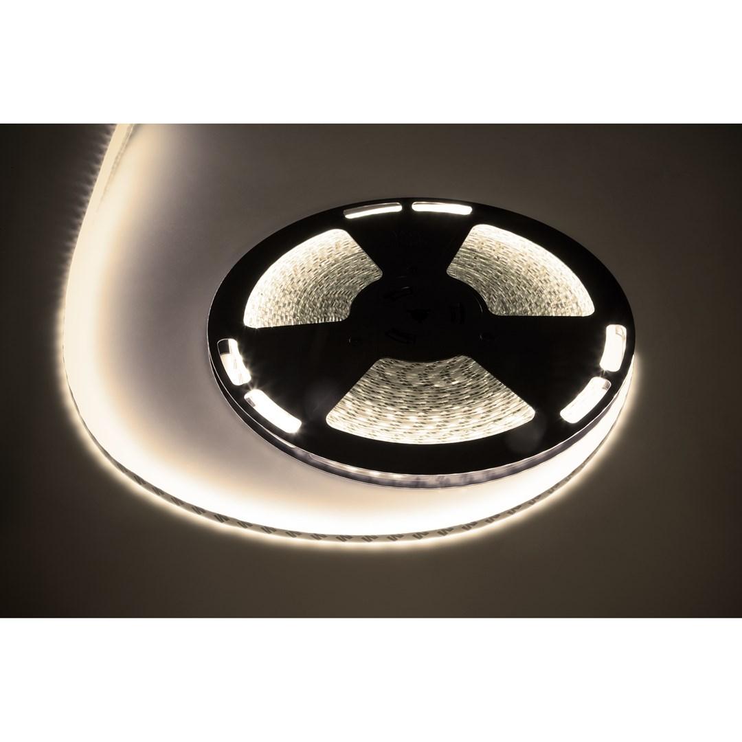 Rebel LED-lysbånd 25 m - 300 × 5050 SMD, neutral hvid, vandtæt, 12 V billede
