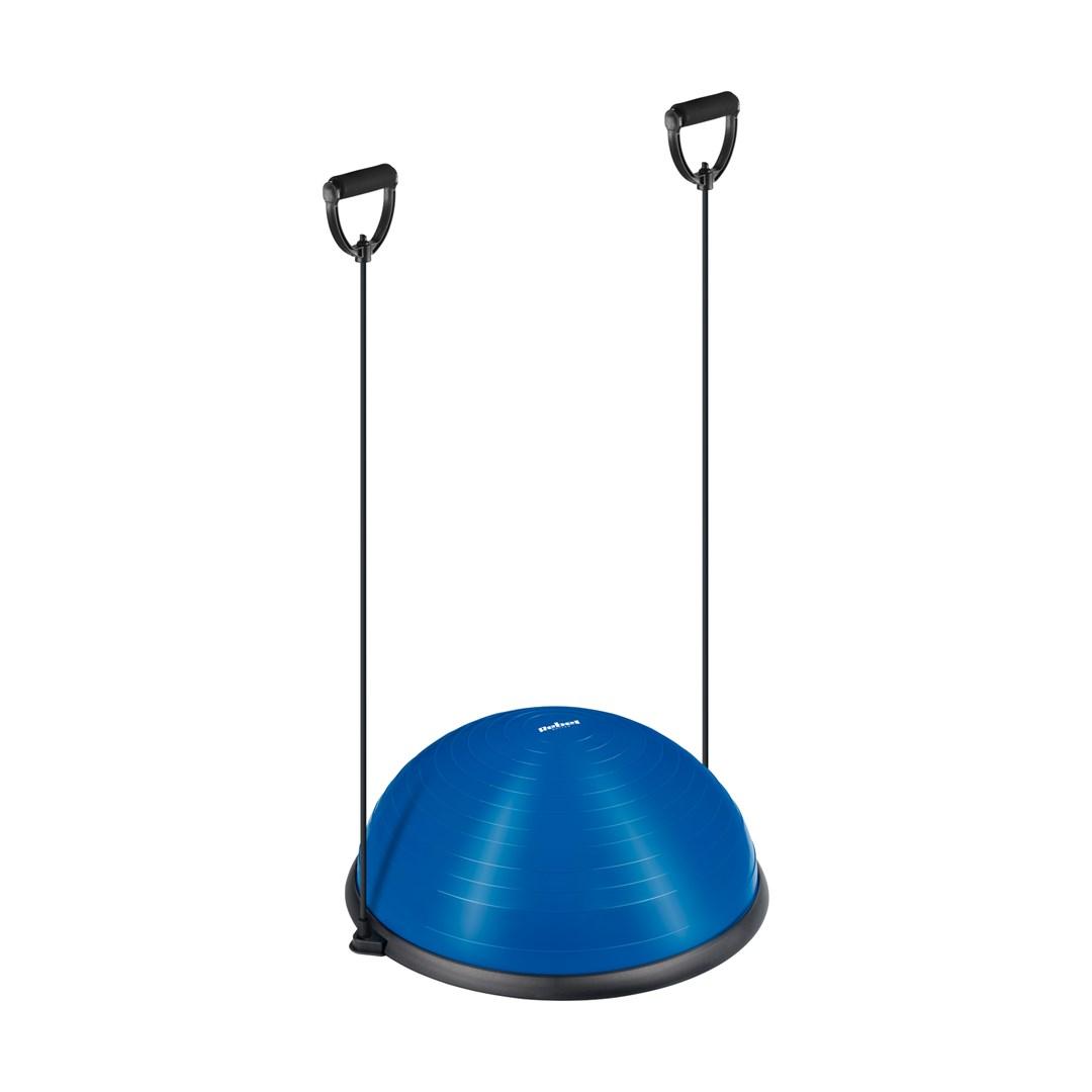 Rebel Active balancehalvkugle 58 cm med træningselastikker + pumpe billede