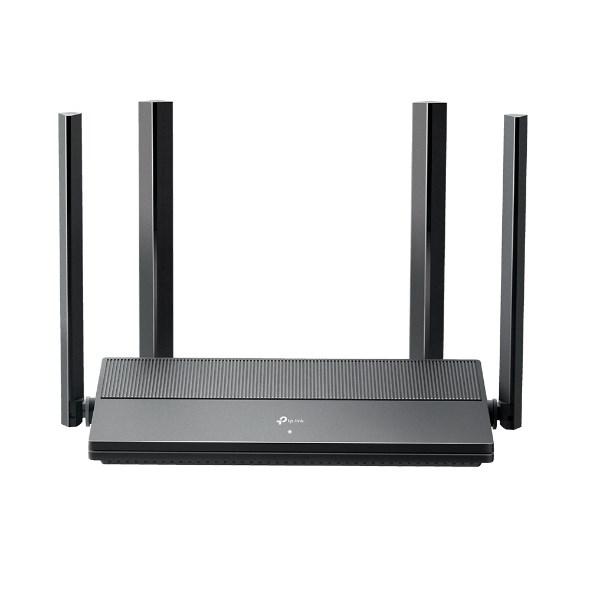 TP-Link EX141 Wi-Fi 6 dual-band gigabit router - Sort billede