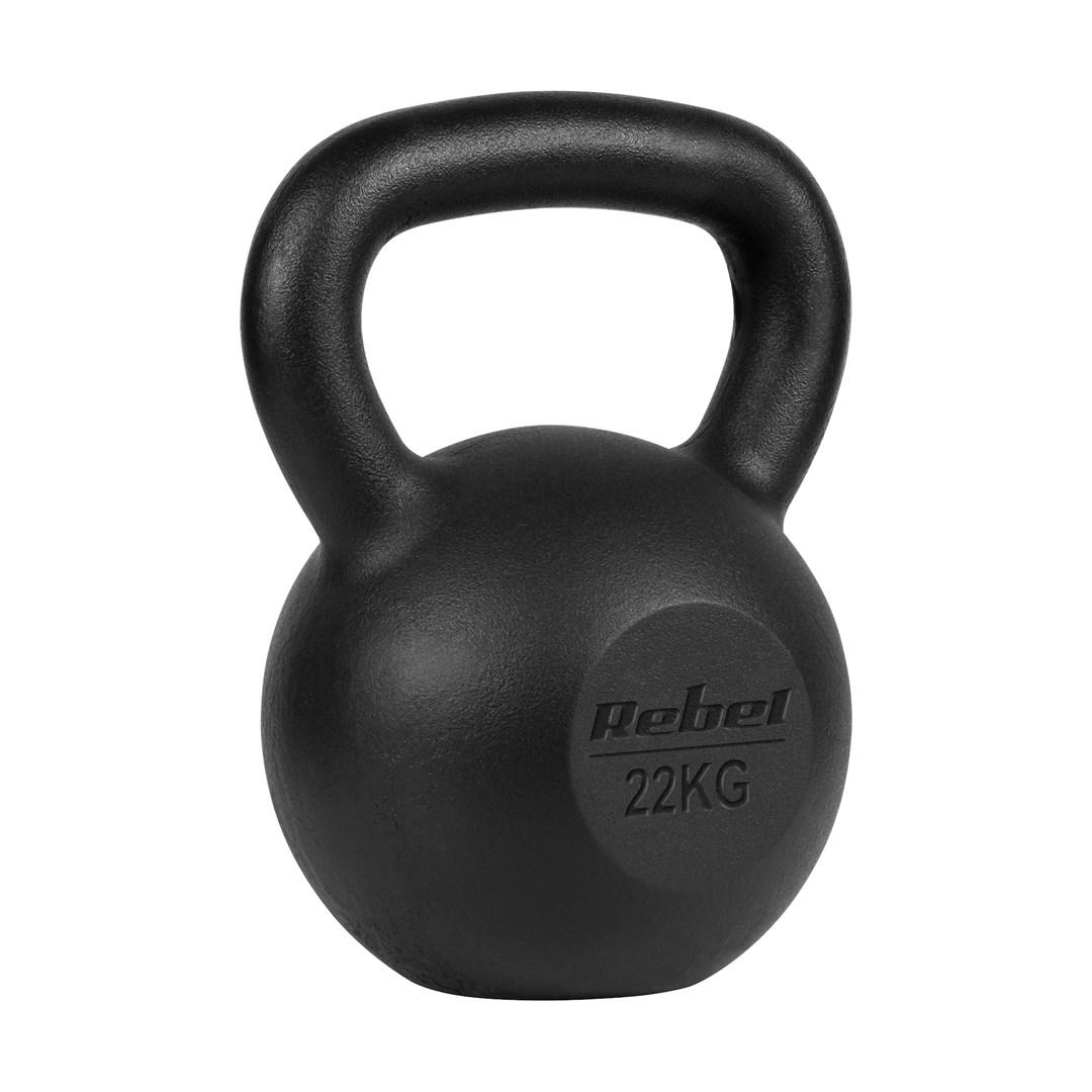 Rebel kettlebell i støbejern 22 kg - træningsvægt billede