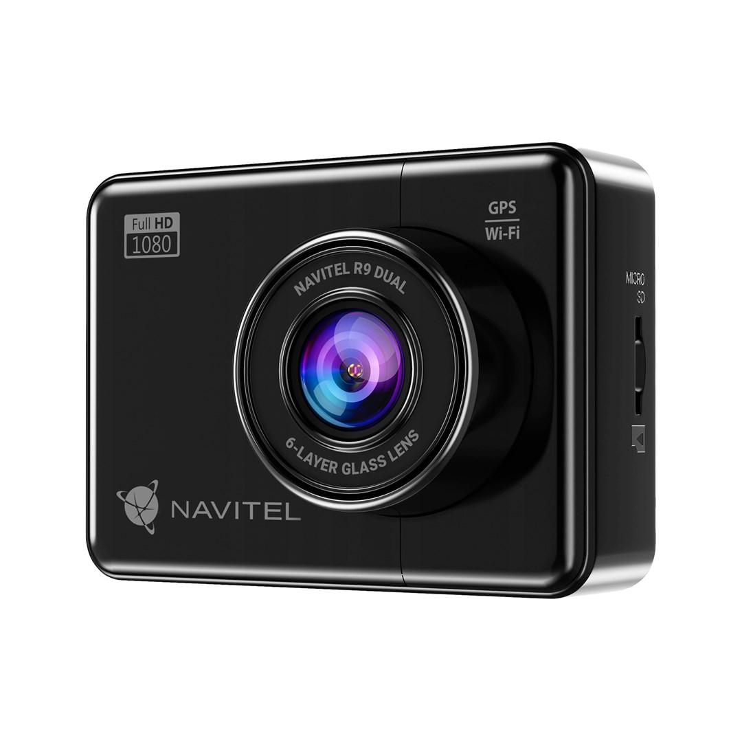 Navitel R9 Dual Wi‑Fi dashcam - to-kanals Full HD med GPS billede