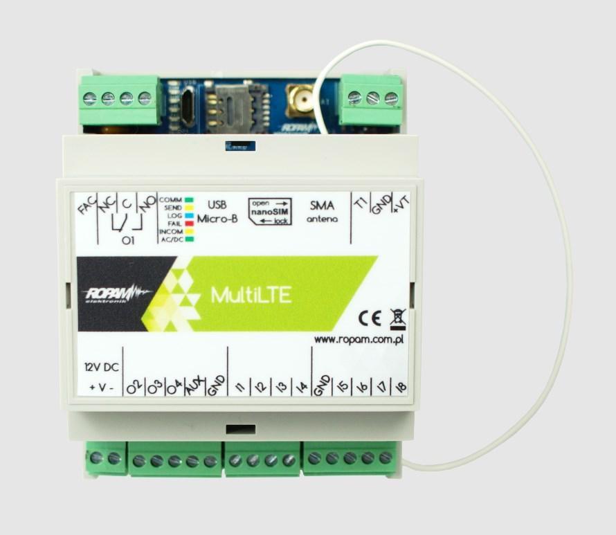 Ropam MultiLTE-RF-D4M notifikationsmodul til alarm billede