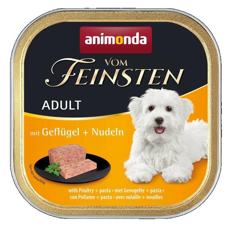 animonda Vom Feinsten Adult – fjerkræ med pasta, vådfoder til hund – 150 g billede