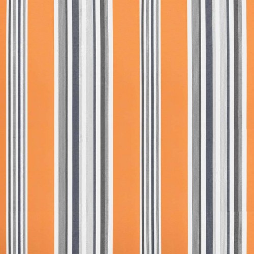 Markisedug 4,5 × 3,5 m - stribet, flerfarvet
