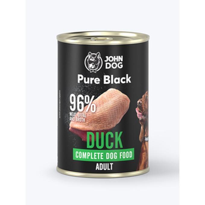 JOHN DOG Pure Black And – vådfoder til hunde 800 g billede