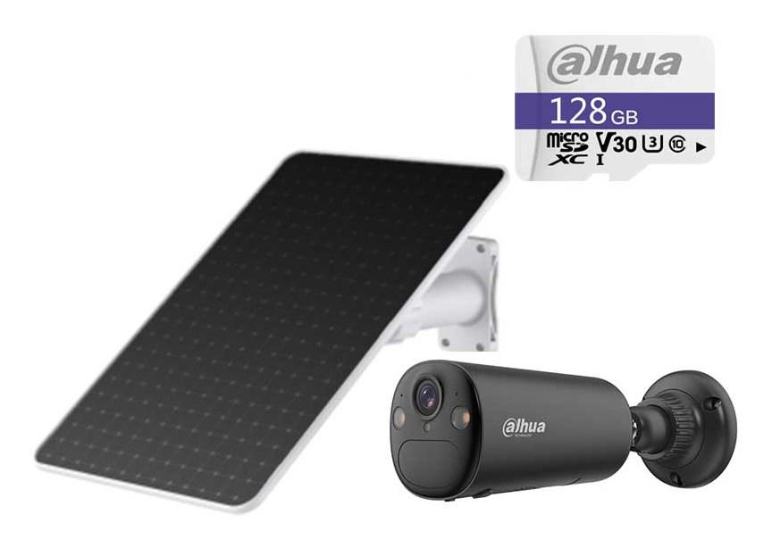 Dahua Apollo Bullet C1 4MP 4G udendørs IP-kamera med solpanel og 128 GB billede