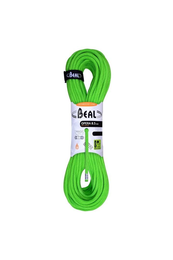Beal Opera Unicore klatretov 8,5 mm 60 m - Golden Dry, grøn billede