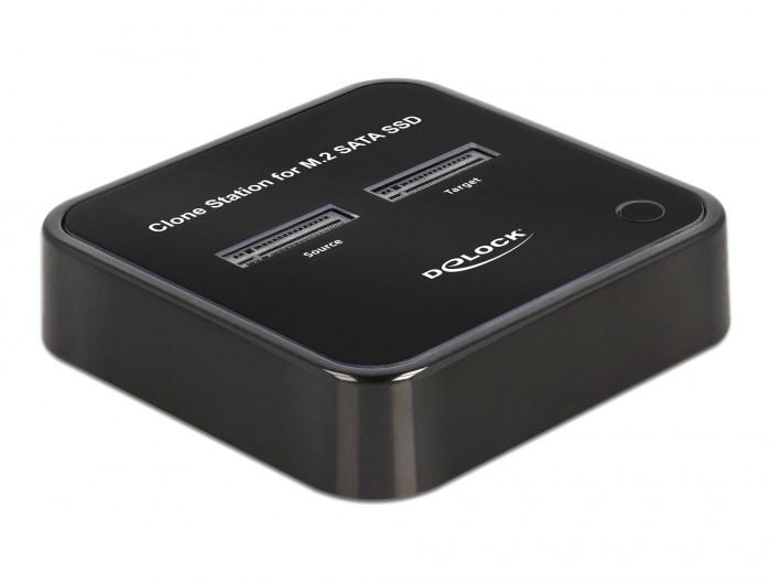 DELOCK klonestation - Docking til 2 x M.2 SATA SSD med clone-funktion