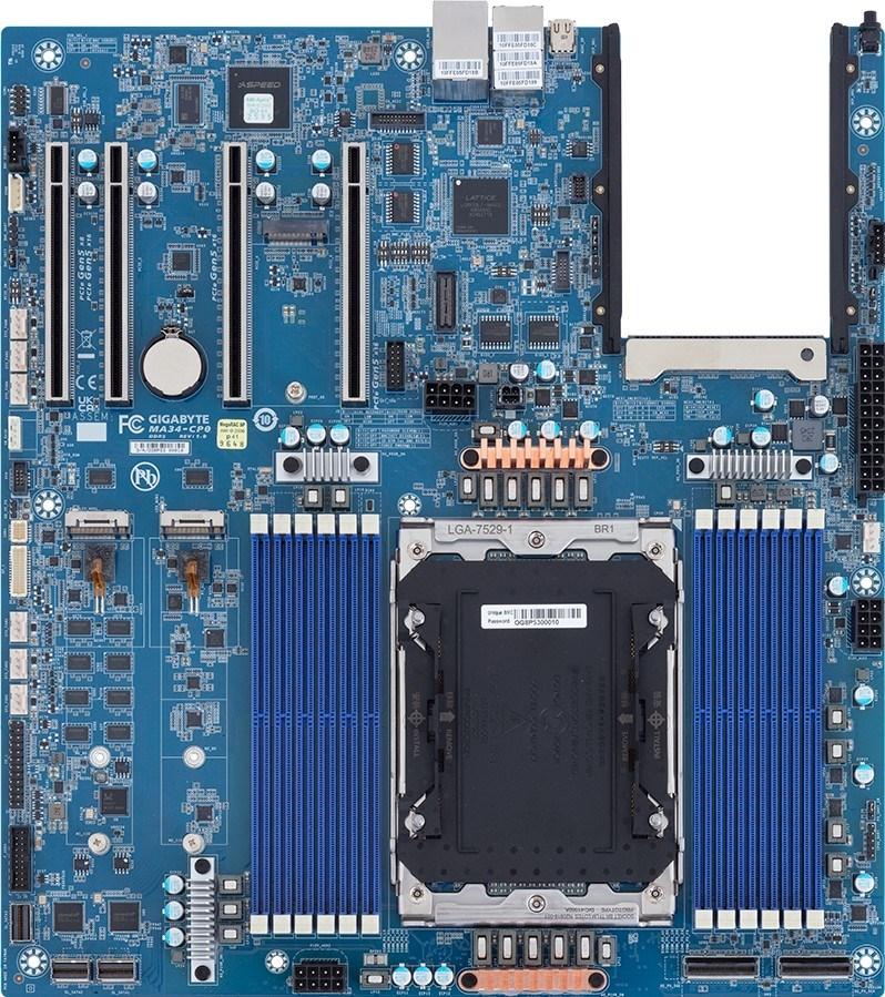 Gigabyte MA34-CP0 LGA7529 Intel bundkort – EATX server/workstation billede