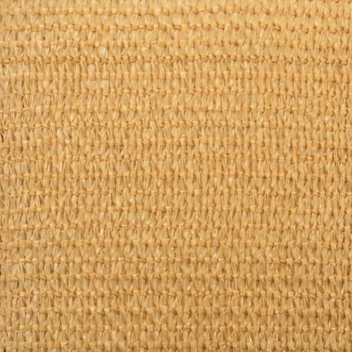 Solsejl trekantet 3×3×4,2 m - HDPE 160 g/m², sandfarvet