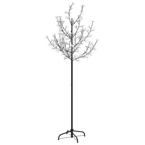 Juletræ 150 cm 120 LED'er kirsebærblomst flerfarvet lys