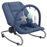 Skråstol til baby stål marineblå