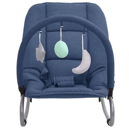 Skråstol til baby stål marineblå