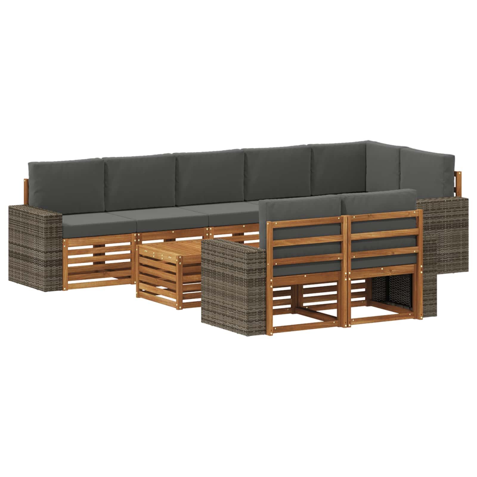 Sofasæt Massivt Akacietræ billede
