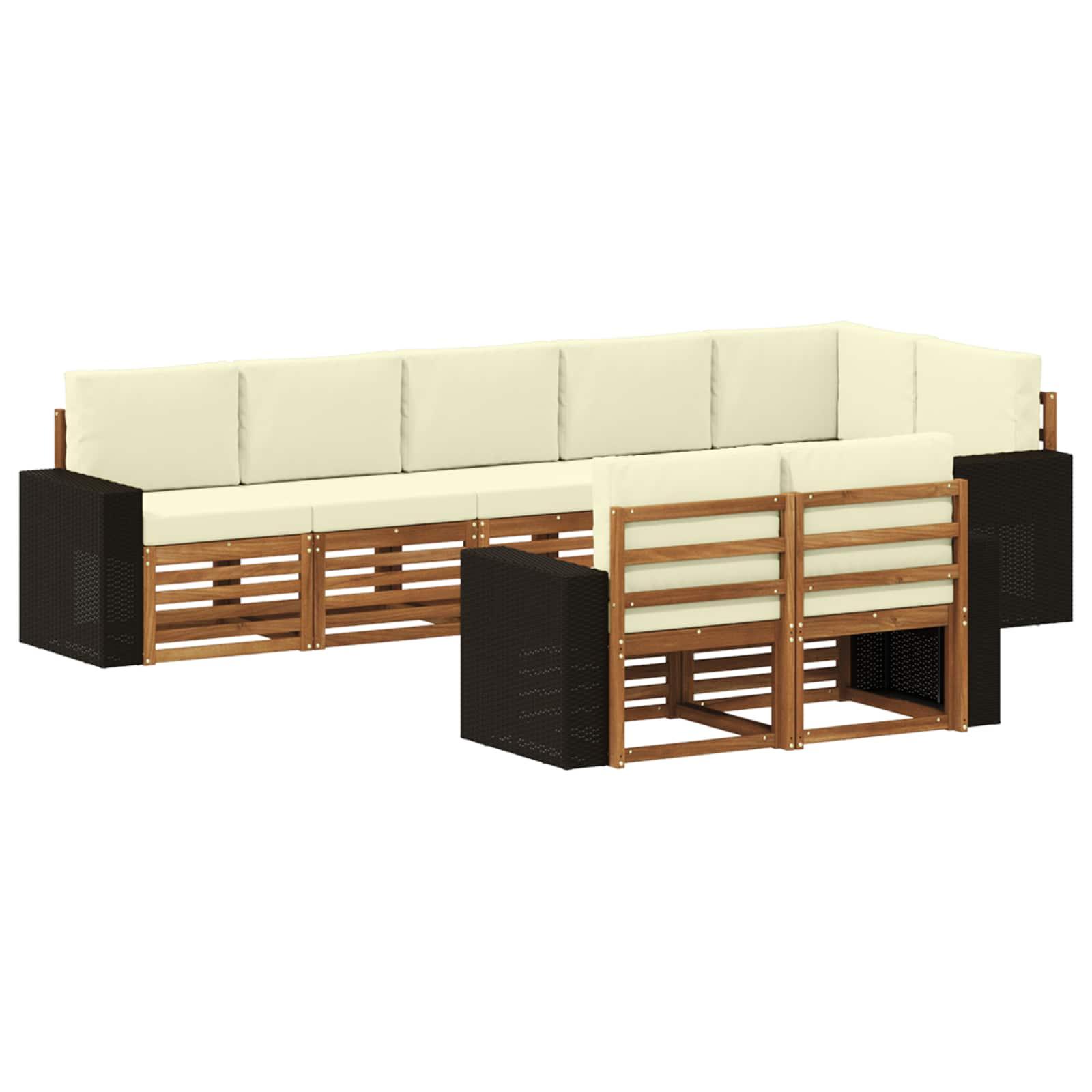 Sofasæt Massivt Akacietræ billede