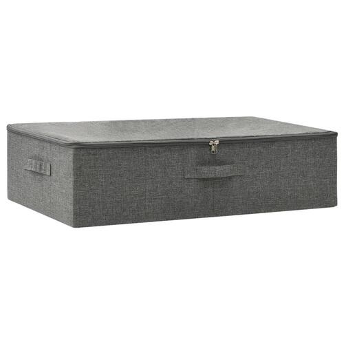 Opbevaringskasse 70x40x18 cm stof antracitgrå