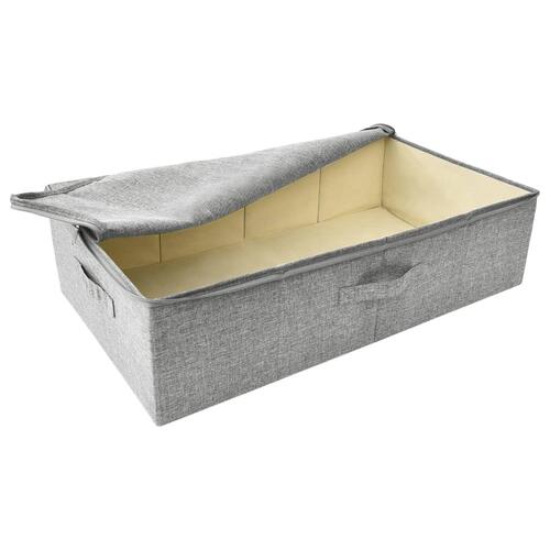 Opbevaringskasser 2 stk. 70x40x18 cm stof grå
