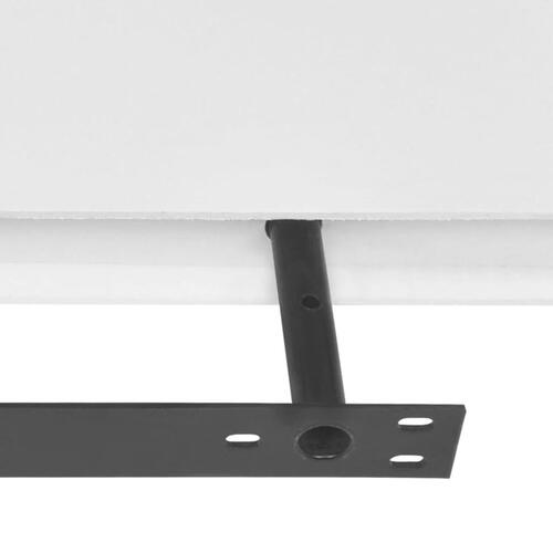 Væghylder 4 stk. 120 cm hvid