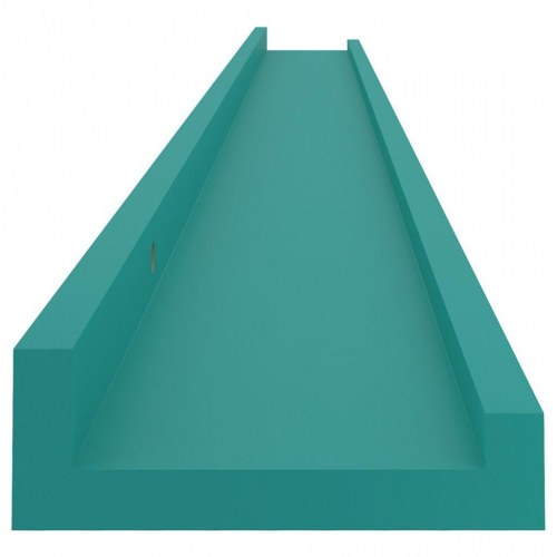 Væghylder 2 stk. 115x9x3 cm blå