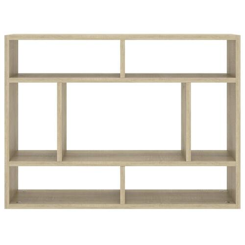Væghylde 75x16x55 cm konstrueret træ sonoma-eg