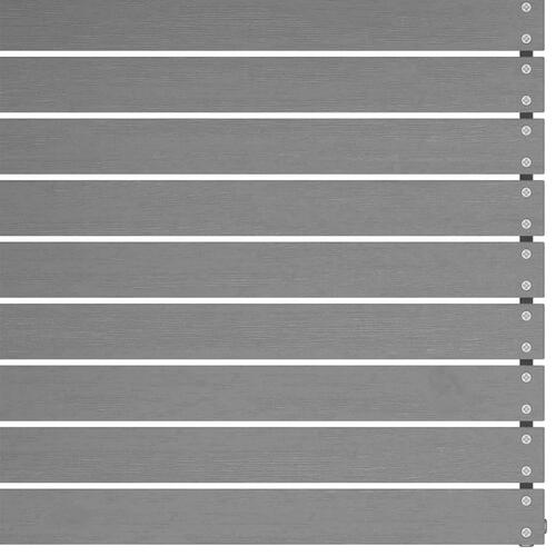 Hjørnedele til havesofa 2 stk. massivt fyrretræ grå