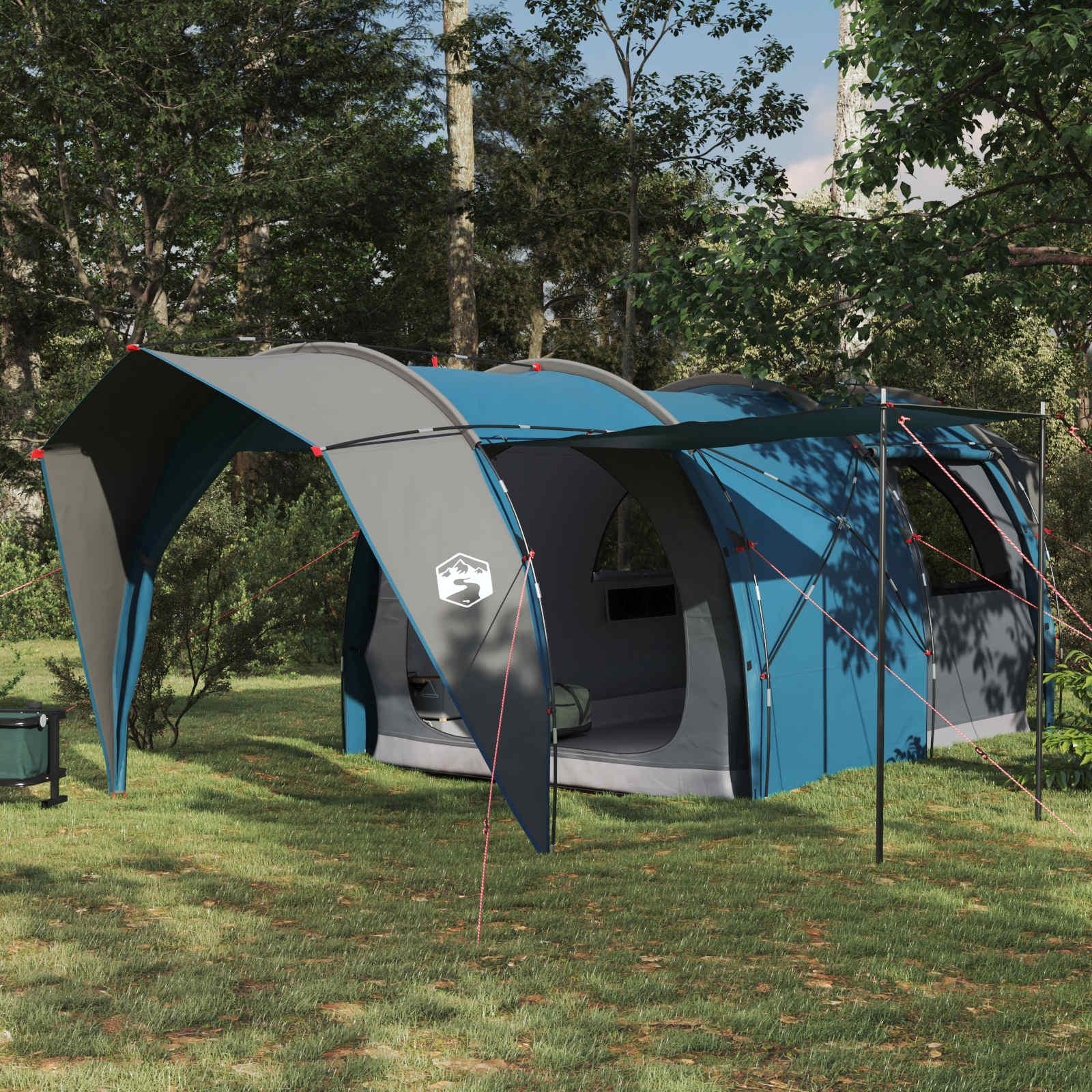 Tunneltelt Blå 562 x 265 x 216 cm 185T Polyester med PU Coating billede