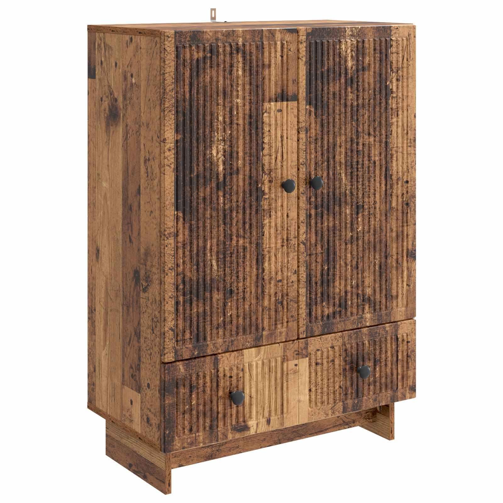 Sidebord Gammelt træ 66 x 34,5 x 95 cm Konstrueret træ billede