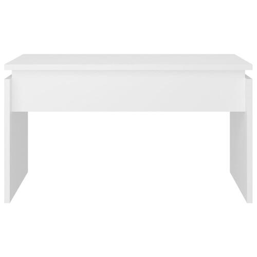 Sofabord 68x50x38 cm konstrueret træ hvid