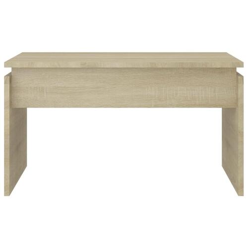 Sofabord 68x50x38 cm konstrueret træ sonoma-eg