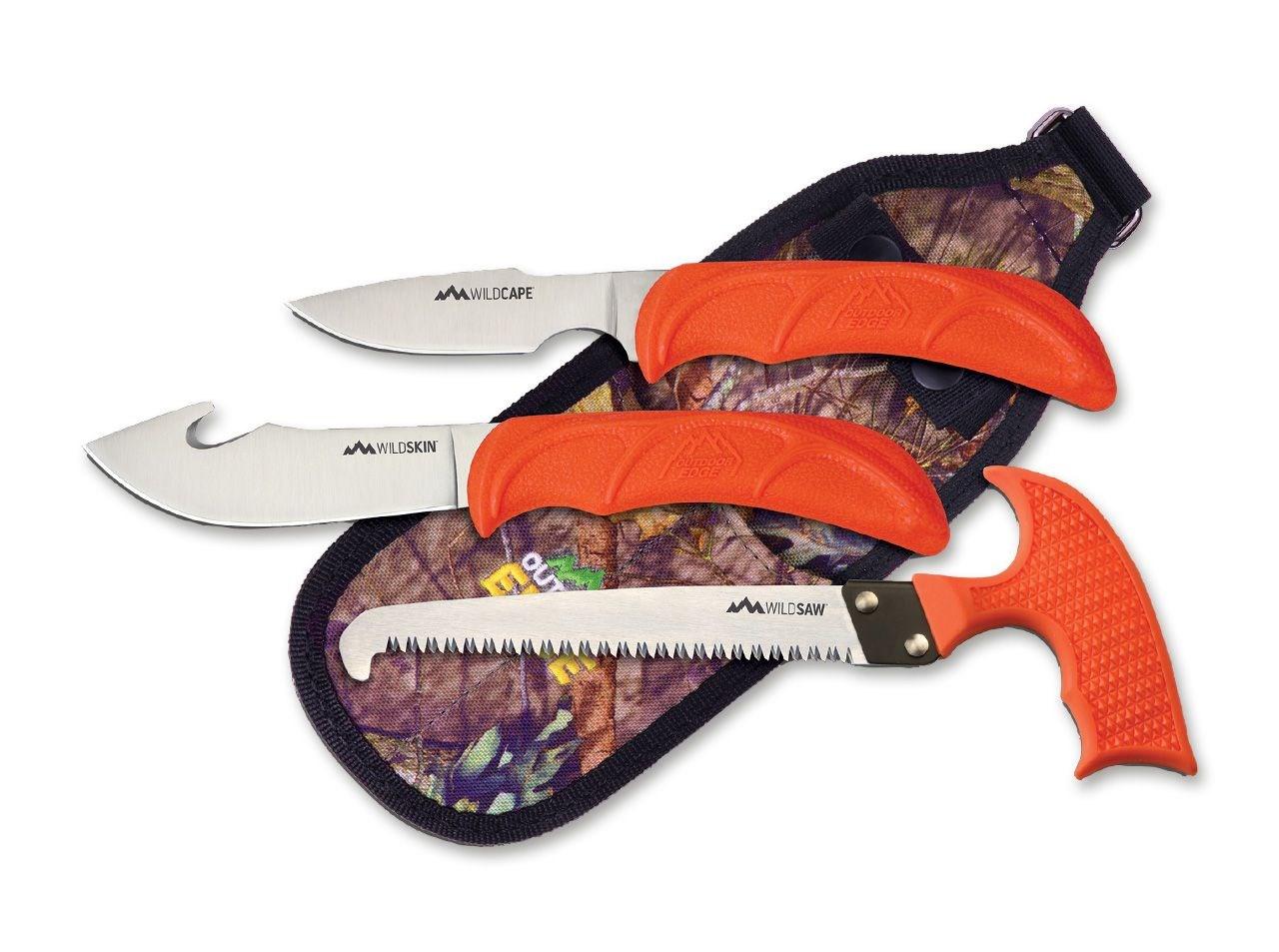 Outdoor Edge Wild Guide jagtsæt - knive og sav i etui billede