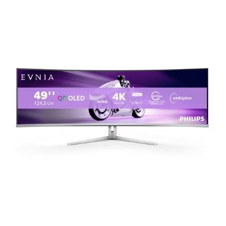 Philips Evnia 8000 49M2C8900L 49" buet QD-OLED gaming skærm
