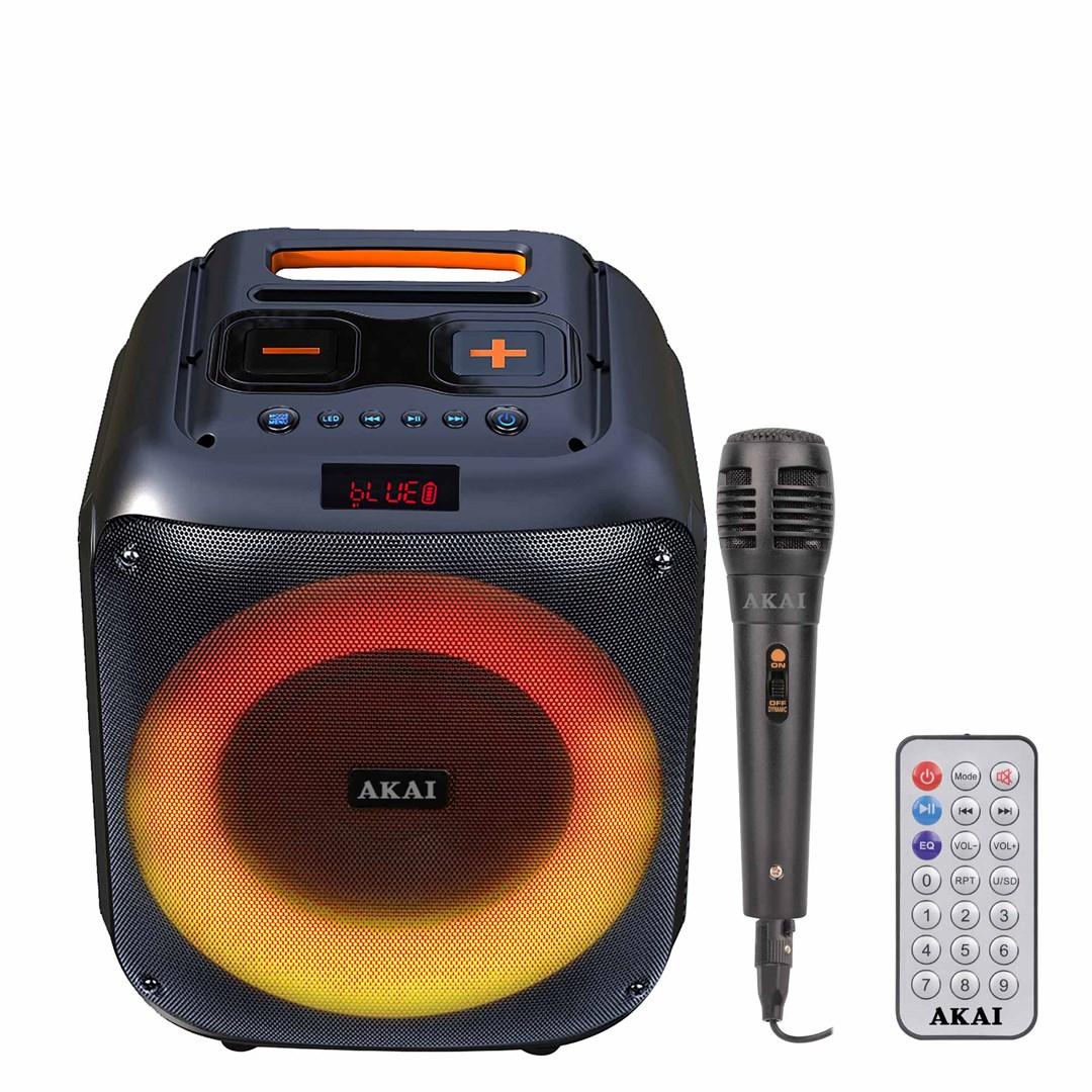 AKAI ABTS-V30 bærbar Bluetooth-højtaler med mikrofon billede