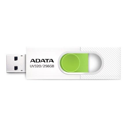 ADATA UV320 256 GB USB 3.2 USB-stik - Hvid/Grøn billede