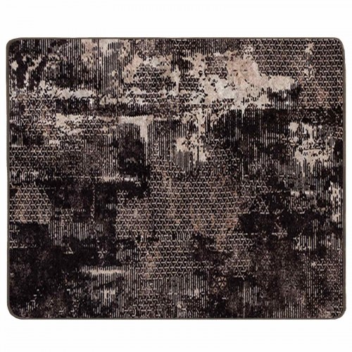 Løber-tæppe MARSA - sort 80 × 100 cm, polyester med skridsikker PVC