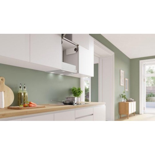 Bosch Serie 4 DHL555BM indbygget emhÃ¦tte â metallic/sÃ¸lv, 604 mÂ³/t