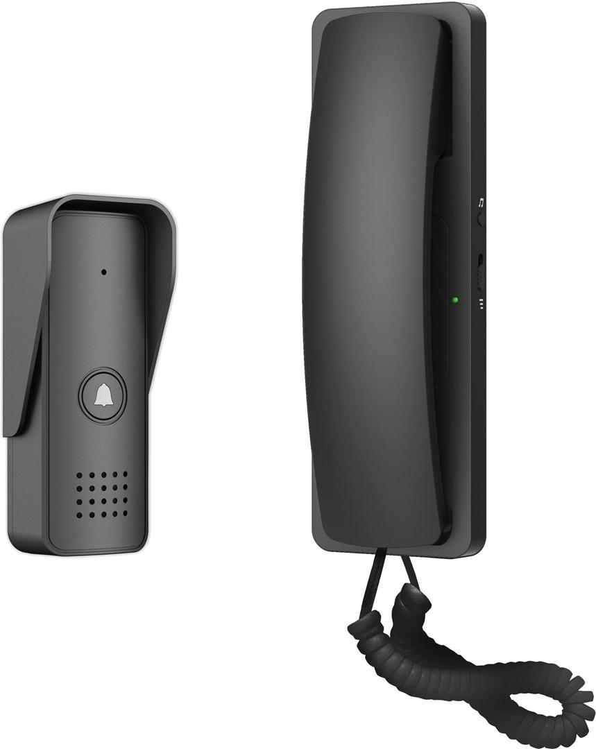 Eura ADP-24A3 dørtelefon – 2-leder, sort billede