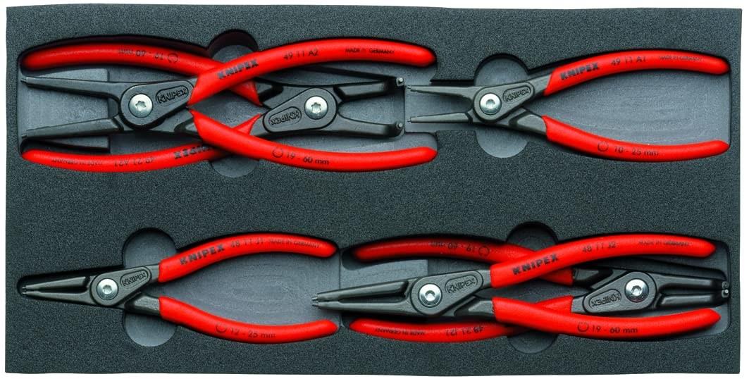 KNIPEX 00 20 01 V02 - tangsæt til seegerringe, 6 dele billede